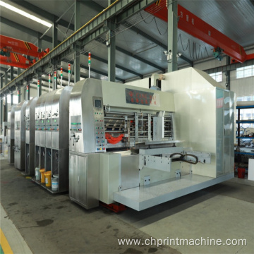 Flexo printer slotter die cutter folder gluer inline